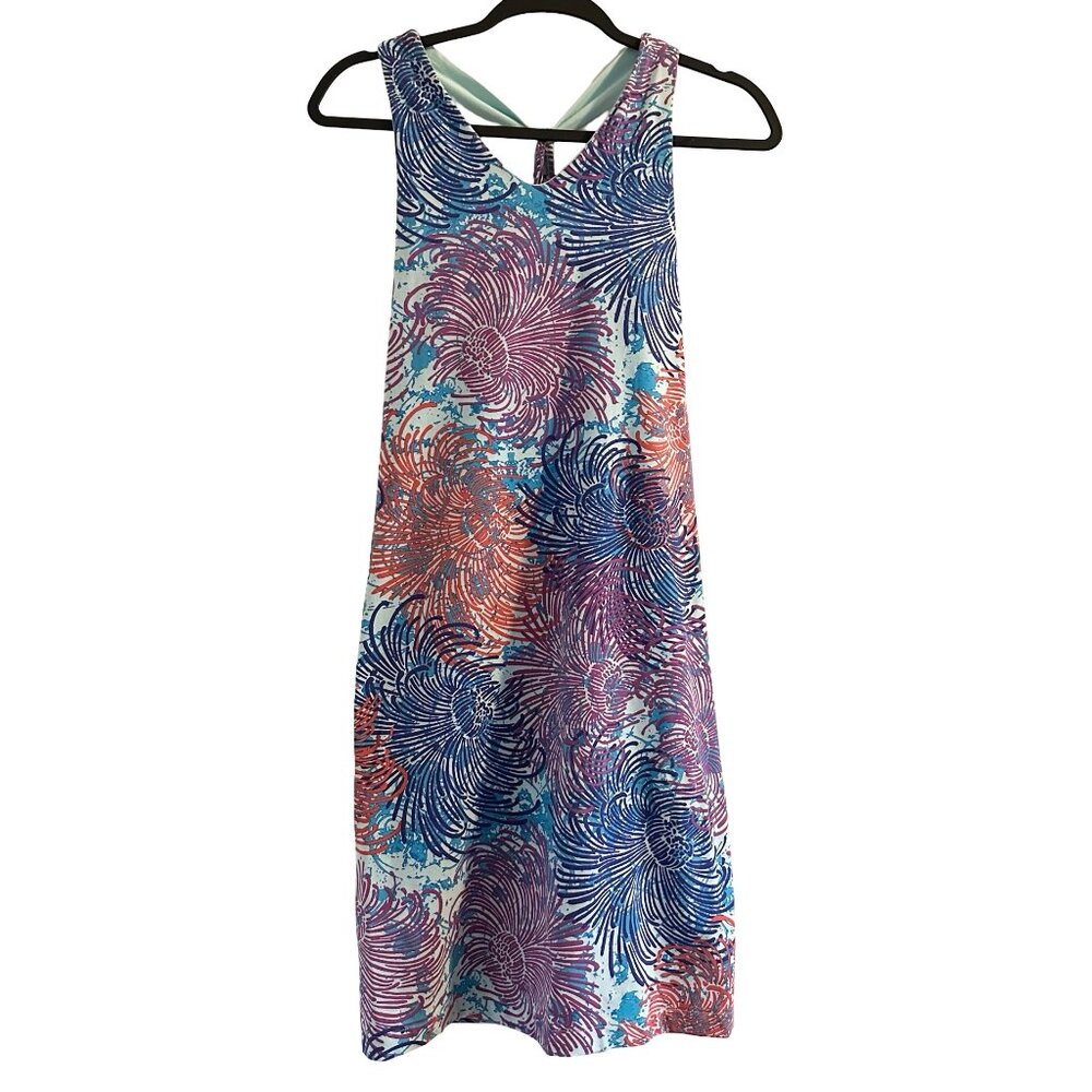 Title Nine Dynomatic Athletic Dress Multi Color Size M Cross Back Tank